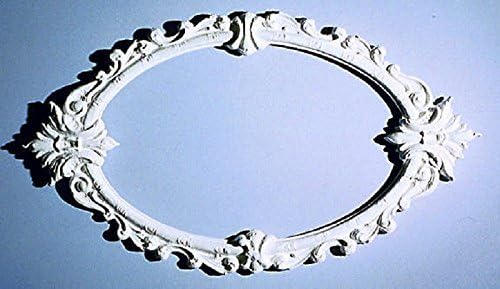 Dollhouse Miniature Oval Ornate Ceiling Medallion