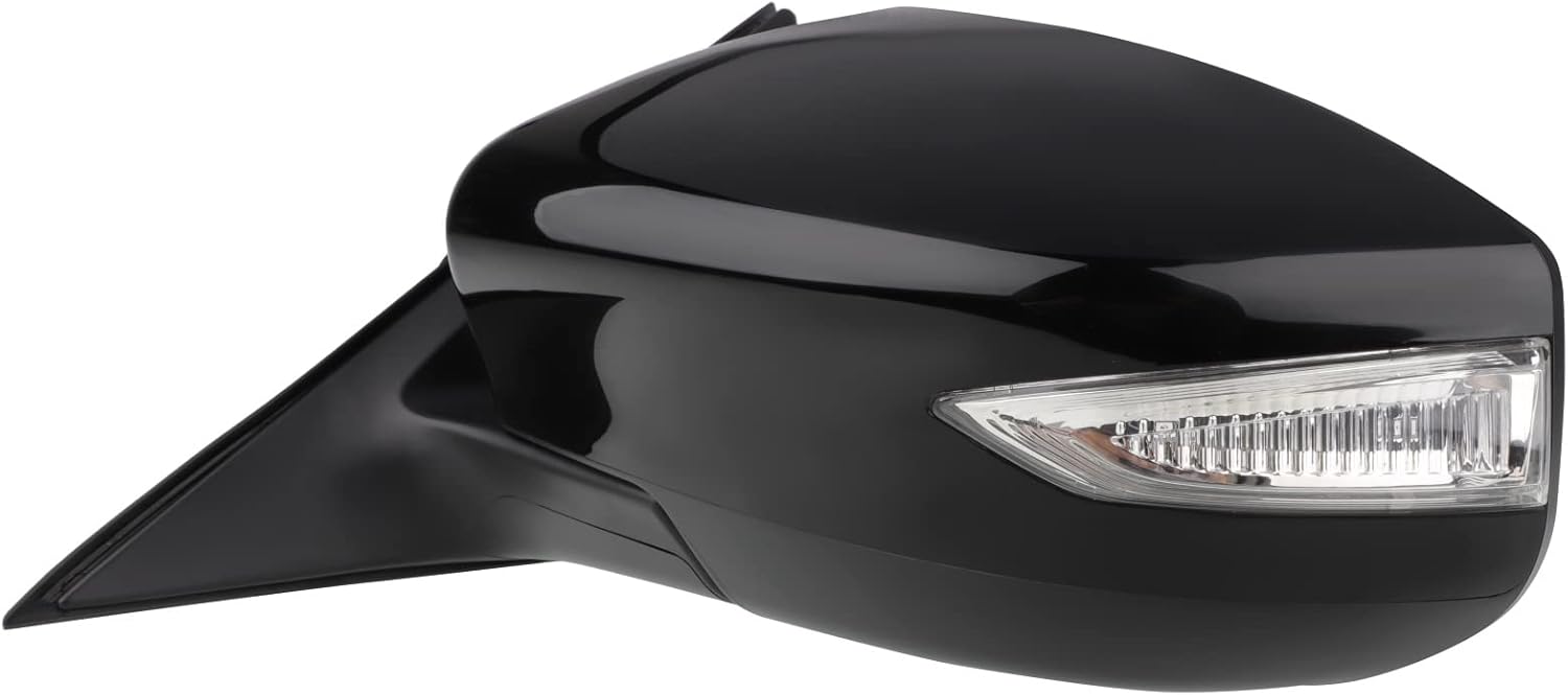 SCITOO Driver Side View Mirror Fit For Nissan For Altima 2013-2018 Power Adjusted Heat Turn Indicator Black Left Outside Exterior Mirror NI1320225