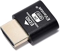 Vista 5 de EVanlak Emulador de pantalla fantasma sin cabeza HDMI enchufe falso PC de aluminio de alta calidad