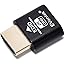 EVanlak HDMI Dvi Vga Dummy Plug Headless Ghost Display Emulator Premium Aluminum PC（Fit Headless-3840x2160@60H New 3RD）