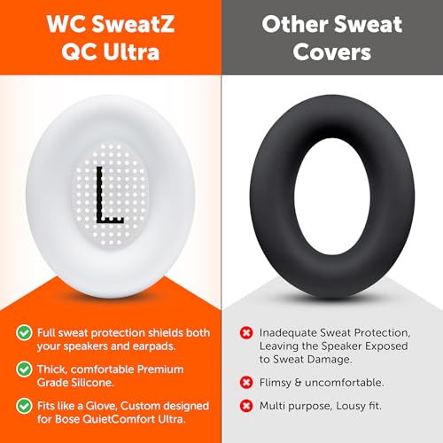 Image of WC SweatZ QC Ultra - Patented Covers for Bose QuietComfort Ultra Gen 1 & 2