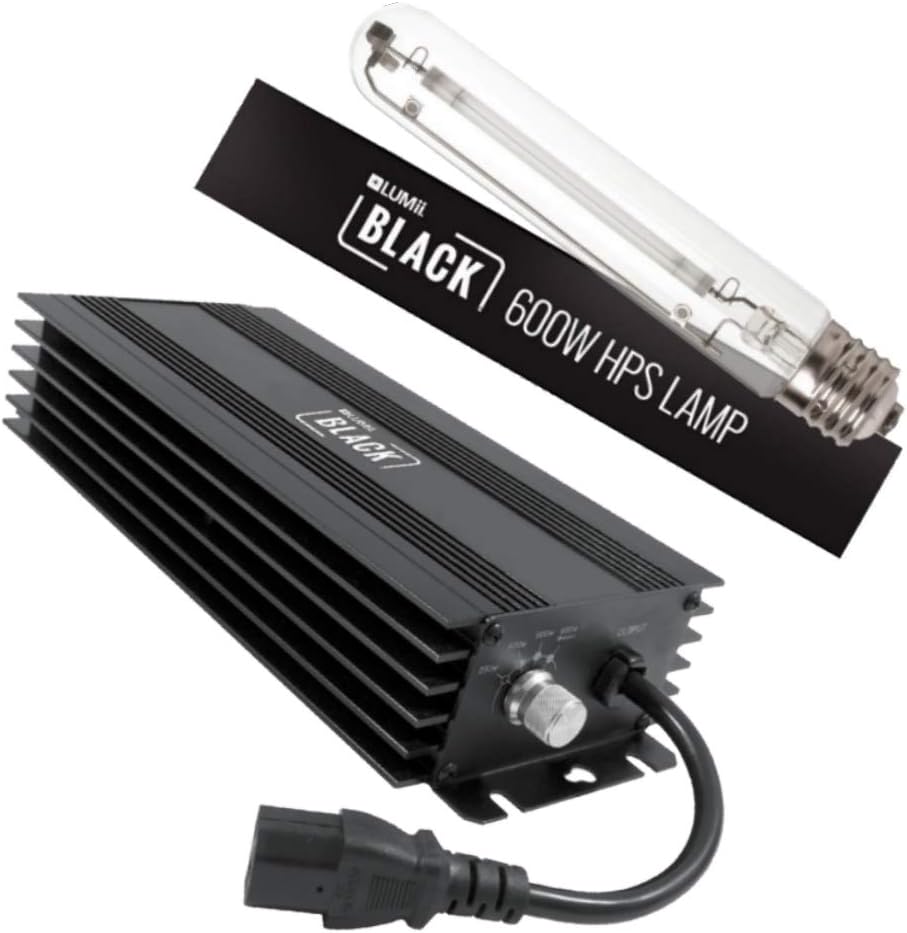 600w Dimmable Digital Ballast + HPS Dual Spectrum Bulb Hydroponics