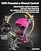 RIDYEE 7-in-1 Toddler Tricycle for 18 Months to 5 Years, Trike for Toddlers with Rotatable Seat, All-Terrian Rubber Tire, Double Brake, Adjustable Push Handle, Pink