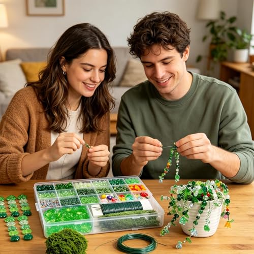 Kit de cuentas para plantas en maceta de vidrio, el regalo de bricolaje para principiantes 2