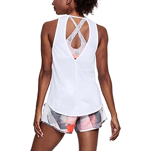 Haut Under Armour Threadborne Striker femme vêtement de sport respirant dos ouvert pour le yoga
