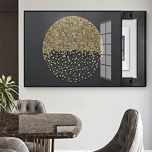 Coperchio per scatola elettrica 50 * 40 cm - Coperture per esposimetro Quadri decorativi moderni Scatola per contatori elettrici Pittura decorativa vuota Appeso rimovibile creativo,A,55*45（45*35）