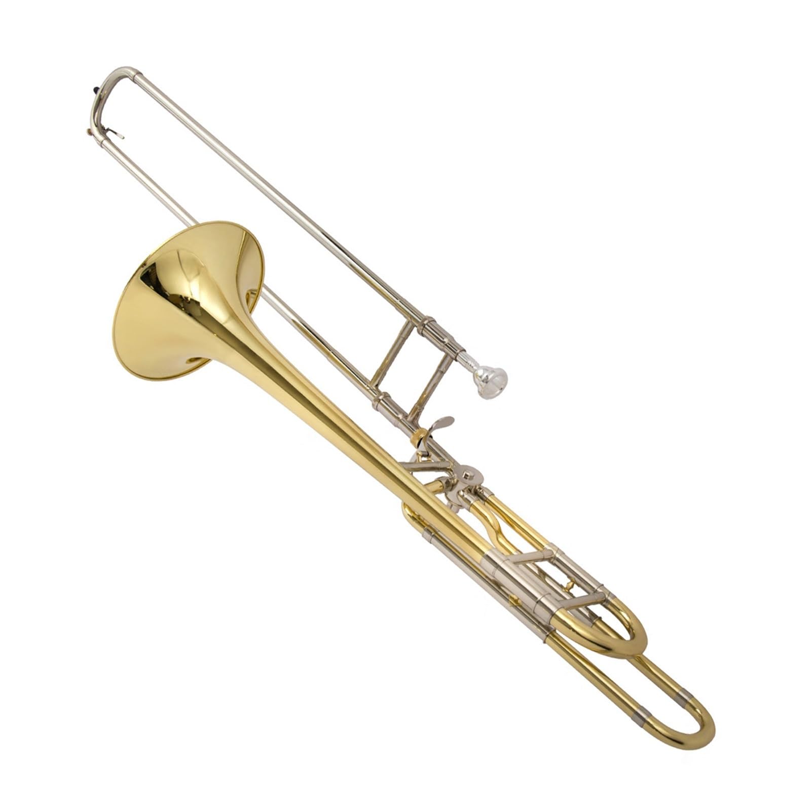 Transpozycja Puzonu Tenorowego Z Tonacji B Dur Do F Struny Z Białej Miedzi Instrument Muzyczny Dla Dorosłych Puzon