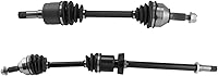 Vista 507 de TRQ Juego de conjunto de eje de transmisión CV delantero para conductor y pasajero, 2 piezas, compatible con Ford Explorer 4WD 95-01, Explorer AWD
