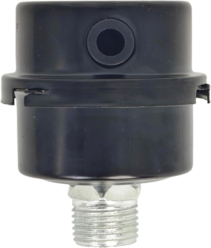 XYZIL Inlet Intake Air Filter Silencer 1/2" MPT 70243399 Compatible with Ingersoll Rand SS3 Air Compressor FS06050 SS358H SS3F2-GM SS3J2-WB SS3J3-AS SS3J3-WB SS3J5.5GB-WB SS3J5.5GH-AS SS3J5.5GH-WB