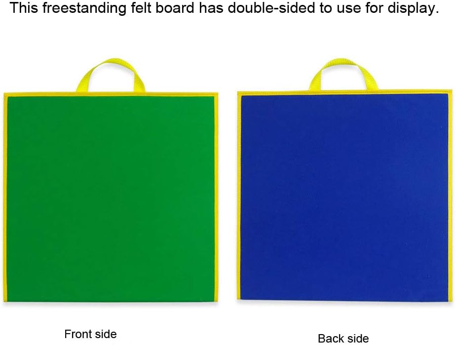 Foldable Flannel Board Quiet Book for Kids - Freestanding Felt Board for Toddlers & Preschoolers - Travel Toys for Boys & Girls