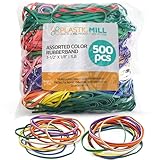 Size & Quantity: #33 rubber bands (3 1/2" x 1/8"), 500-count pack of strong, elastic bands for everyday use in homes, offices, and industrial settings. Versatile Use: Ideal for organizing files, sealing food bags, bundling crafts, balloon garlands, a...
