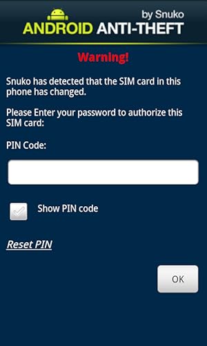 Android Anti Theft Security