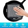 Cast Iron Cleaner 6"x6.3" 316L Stainless Steel Chainmail Scrubber for Griddle Skillet Dutch Oven Wok Stainless Steel Pot Cast Iron Pan Support Dishwasher Cleaning #1