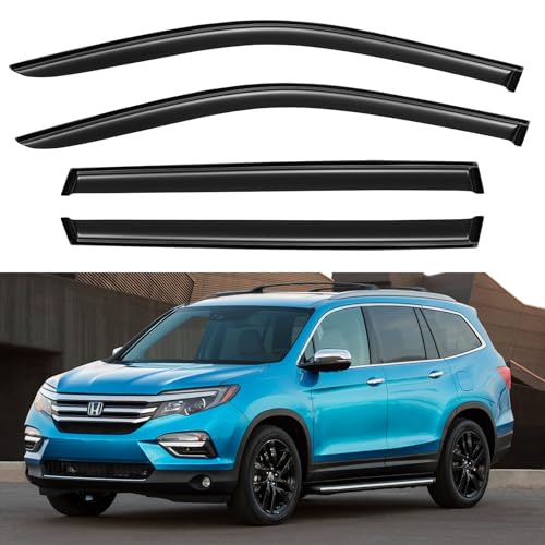 Window Visors Rain Guards for Honda Pilot 2016 2017 2018