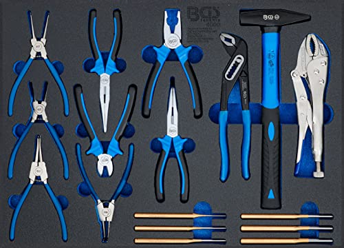 BGS 4009 | Werkstattwageneinlage 3/3: Hammer-, Zangen-,...