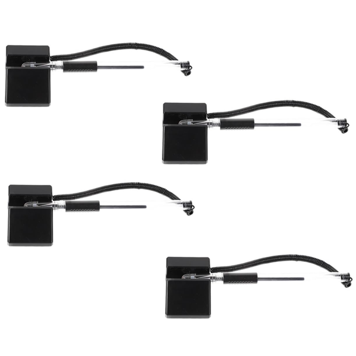 SOIMISS 3 Set Penne Gel Sicure Per Scrivania Reception Penne Da Banco Con Inchiostro Nero Per Hotel Uffici E Sportelli Design Antifurto Per Uso Professionale 4 Pezzi*3