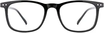 TIJN Sleep Glasses for 99.9% Blue Green Light Blocking Dual AR Coatings Red Lens for Computer Gaming Reduce Eyestrain,Declan