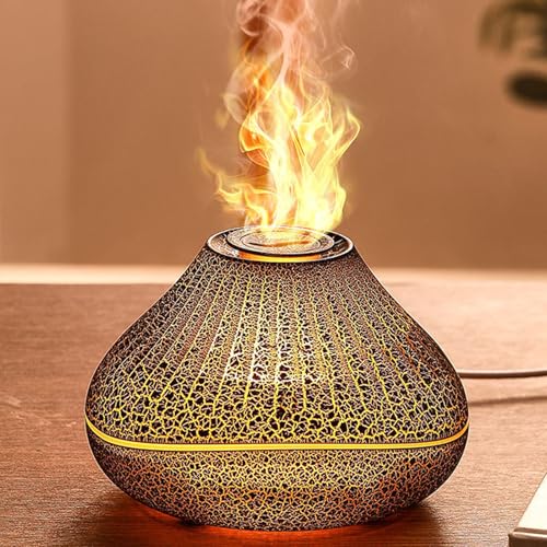 Difusor aromático eléctrico con tanque de 160ml y luz ambiental miniatura 4