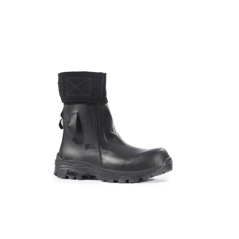 Rock Fall RF6000 Phoenix Mid Cut Foundry Boot, Black, Size 5