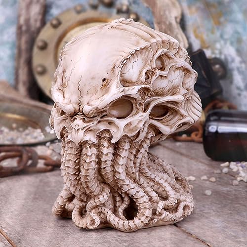 Figura decorativa estatua Cthulhu 15 cm blanca miniatura 3