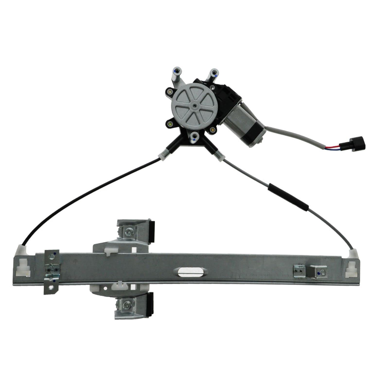TRQ Front Passenger Side Power Window Motor and Regulator Assembly Power Compatible with 2005-2010 Dodge Dakota 2006-2009 Mitsubishi Raider 2011 Ram Dakota
