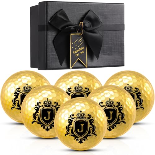 6 Pack Personalized Colored Golf Balls Funny Novelty Gold Balls C...