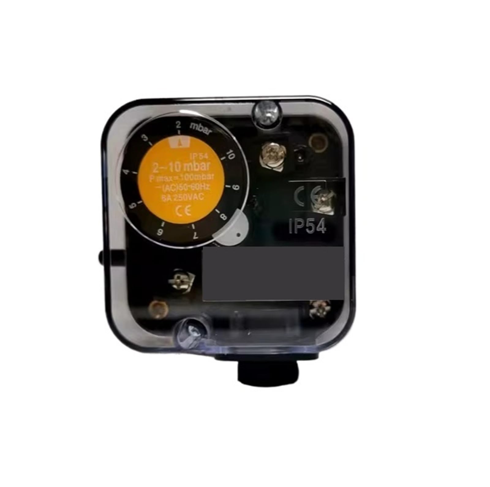 Pressostat SGPS10V 2-10mbar commutateur de sécurité basse pression air