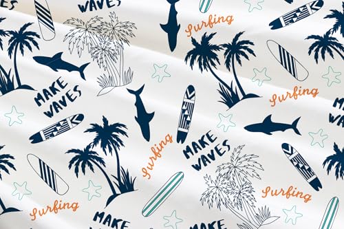 Image of Cromoncent Matching Hawaiian Outfits for Family, Dad and Son Matching Luau Beach Tropical Shirts Mommy Daughter Tropical Sets