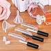 eBoot Empty Mascara Tube Eyeliner Bottle Lip Gloss Tubes Vials Containers with Wands Brushes and Rubber Inserts, Funnels for Castor Oil (4 ML)