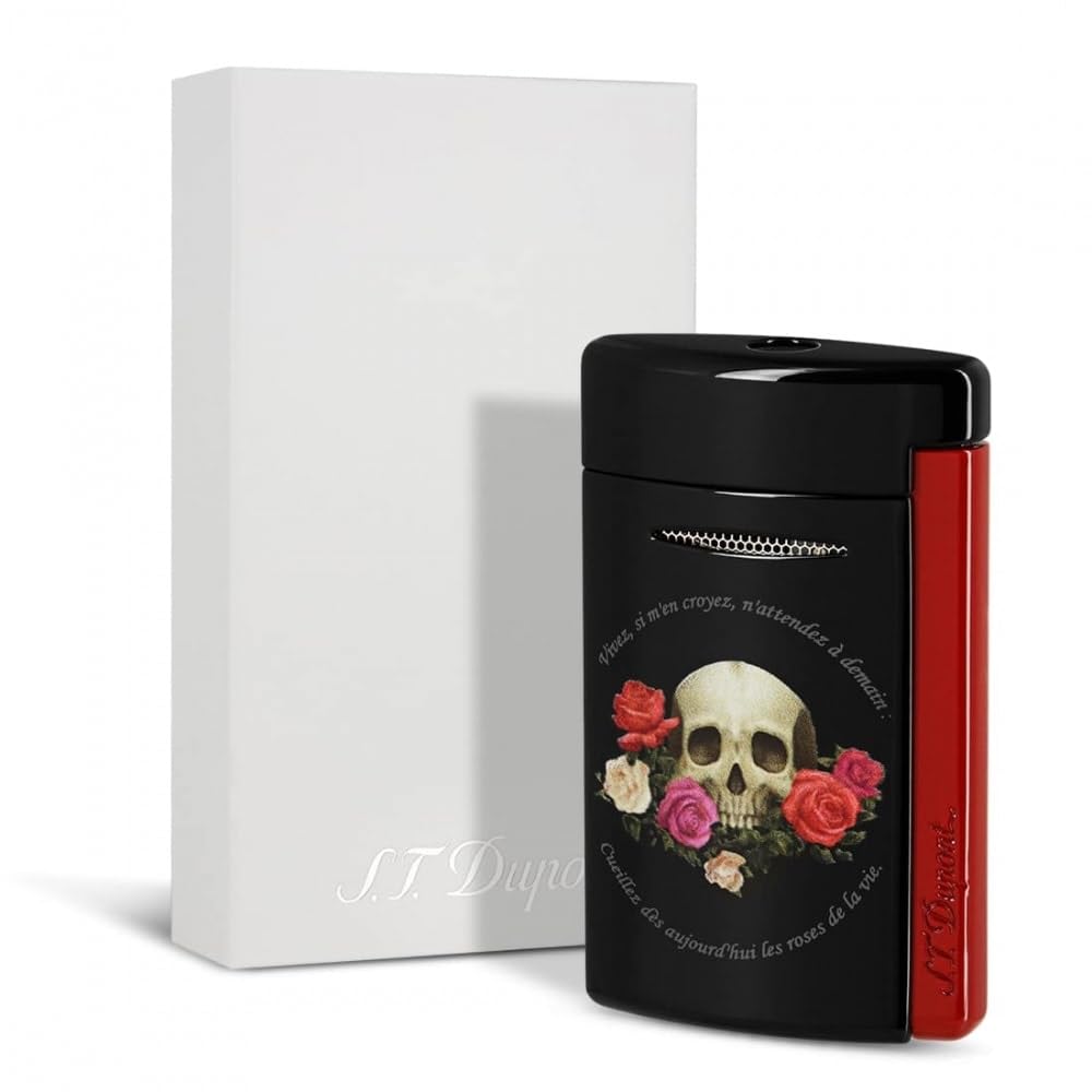 Briquet s.t. dupont Memento Mori New minijet Noir