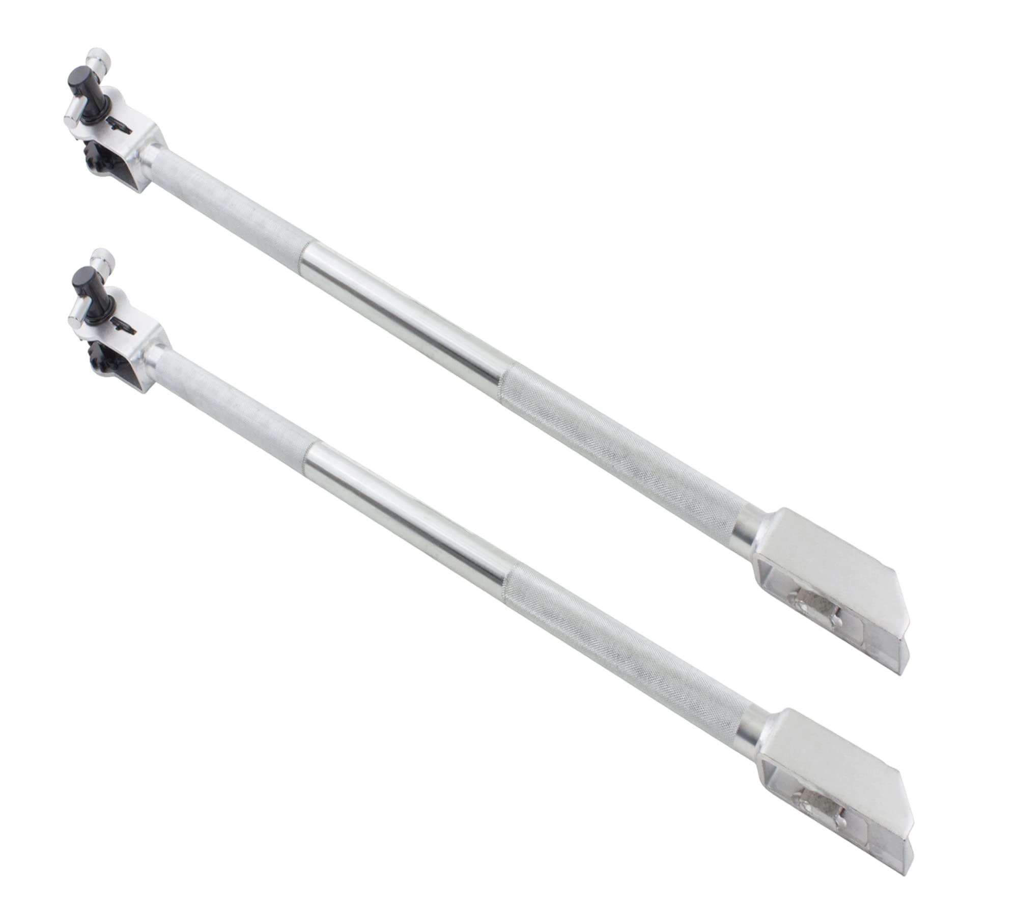 Mytee Products 2 Pack 39.5" Combination Ratcheting Winch Bar for Flatbed Trailer - Chrome Carbon-Steel Combo Winch Bar with Non-Slip Handle &amp; Square Head for Chain Lever Binders