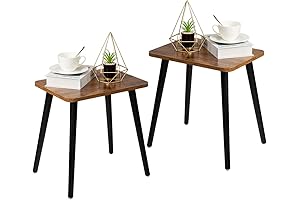 Captivating Boho Flair: End Table Set of 2 for a Modern Living Room
