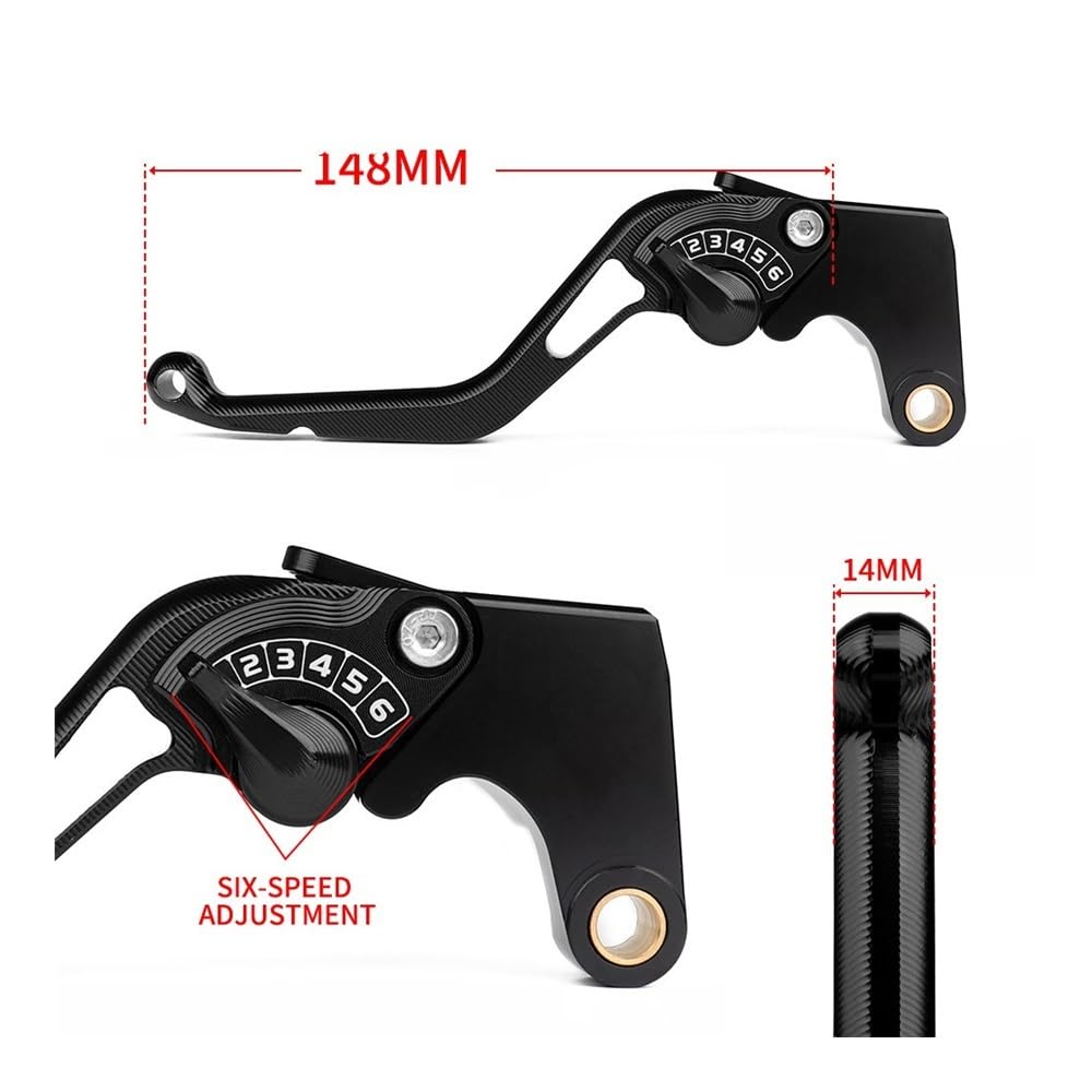Leviers Frein Et Embrayage Courts Pour CB599, CB600 Hornet, CB919 - Accessoires Moto Réglables