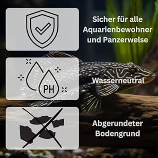 AquaOne 25 kg de gravier de quartz noir 1 à 2 mm – Gravier d'aquarium pour eau douce et eau de mer I Substrat neutre à l'eau, arrondi et respectueux des plantes