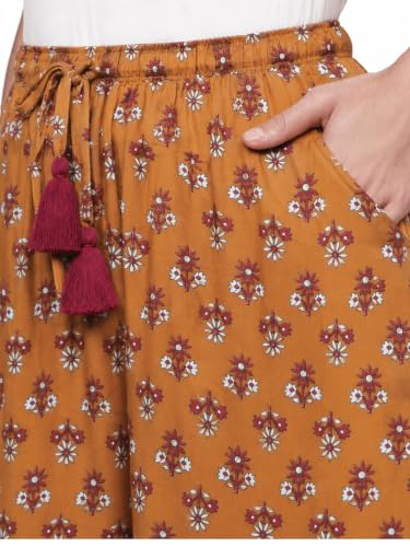 Image of B STORIES Women's Ultra-Soft Printed 100% Viscose Culotte Shorts | Soft Casual High Waist Lounge Shorts | Girls Ladies Stylish Quirky Casual Summer Beach Bottoms (S-XXL)