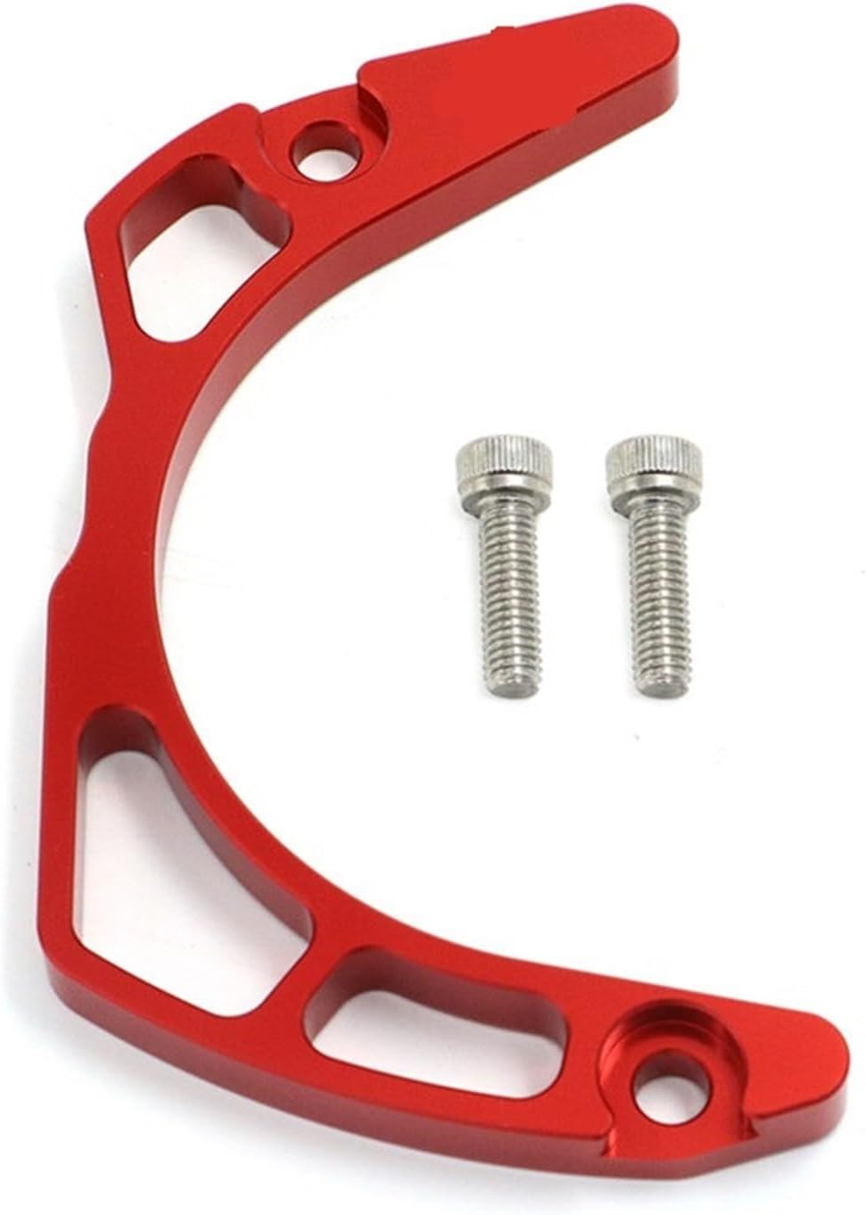 CNC ATV Quad Engine Case Saver Sprocket Guard Protective Cover for Yamaha for Raptor 700 2006-2018,YFM700R 2013-2018 2014 2015(Red)