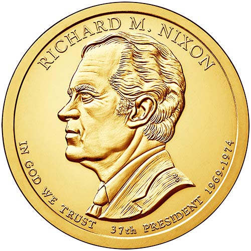 2016 P Position B $1 BU Richard M. Nixon Presidential Dollar Choice Uncirculated US Mint Thumbnail