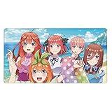 五等分の花嫁 マウスパッド アニメ 大型 ゲーミングマウスパッド 耐久性 滑り止め防水 ライティングパッド ウォッシャブルマウスパッド ホームオフィス 人気 赠り物 40x75cm