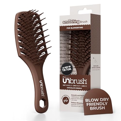 Image of FHI Heat UNbrush Smooth Collection Heat Resistant Detangling Smoothing Brush for Pain-Free Brushing on All Hair Types