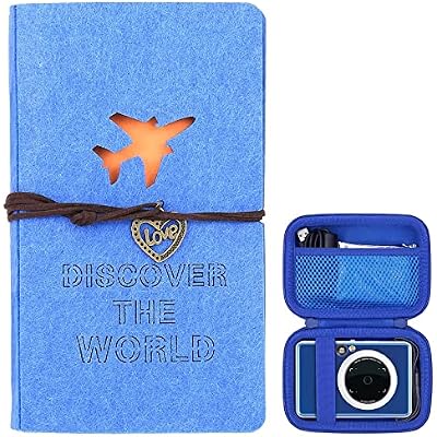 Holds 180 Photos 2x3 Photo Album Book + Canon Ivy Mini Instant Printer Hard Case