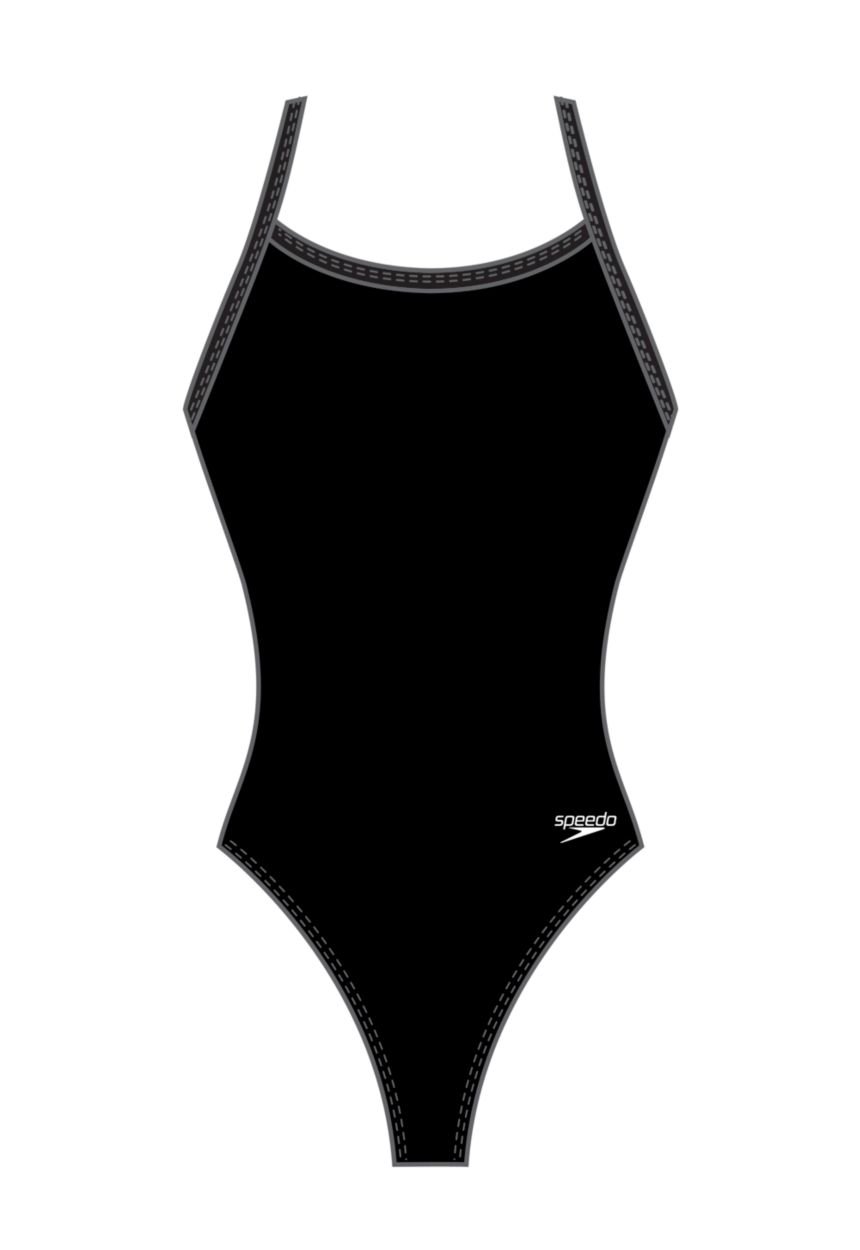 SpeedoMen's PowerFLEX Eco Solid Jammer Swimsuit, Black (Eco) Size 36