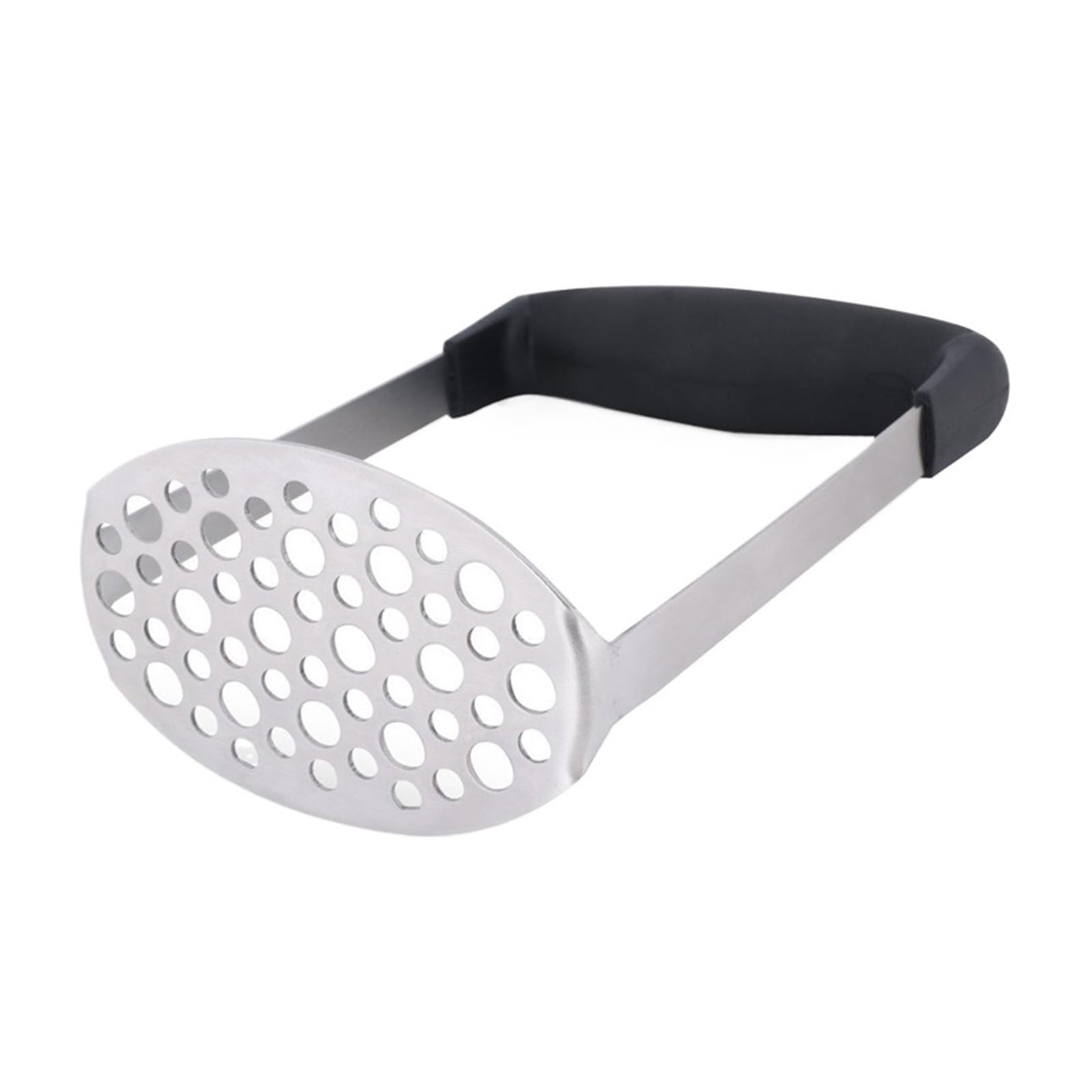 Edelstahl-Kartoffelstampfer, faltbarer Gemüse- und Obstreiser, handgehaltener Knoblauchpresser(Potato ricer b)