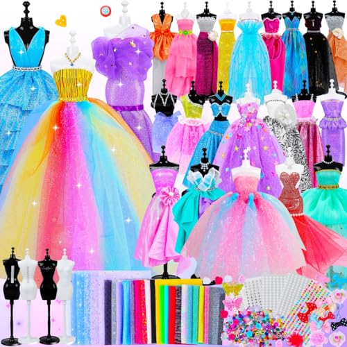 GOLMUD - GOLMUD 1000+ Fashion Designer Kit for Girls, Sewing Kit with 4 Mannequins, DIY Art & Craft Activity for Kids, Girl Toys for Age 3 4 5 6 7 8 9 10 11 12+ Year Old Gifts - -15%