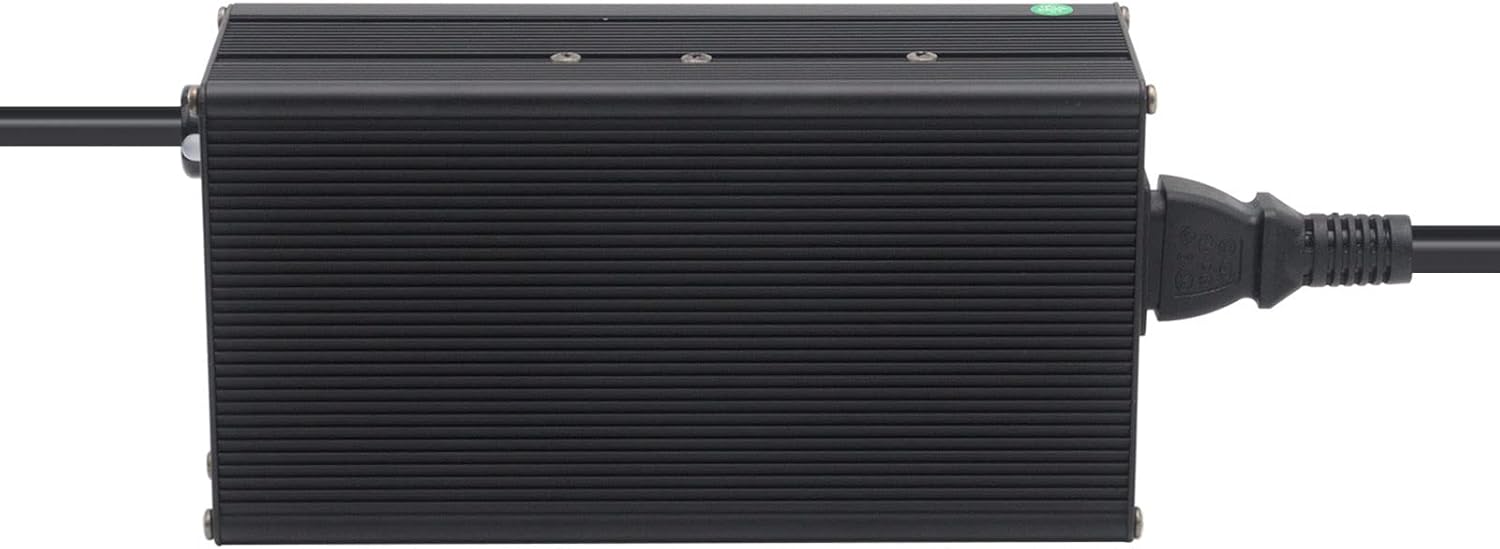 48 Volt 10 AMP Battery Charger Compatible with EZGO RXV & TXT for 48 Volt Golf Carts with RXV Plug/ 3 Pin Triangle Style Plug