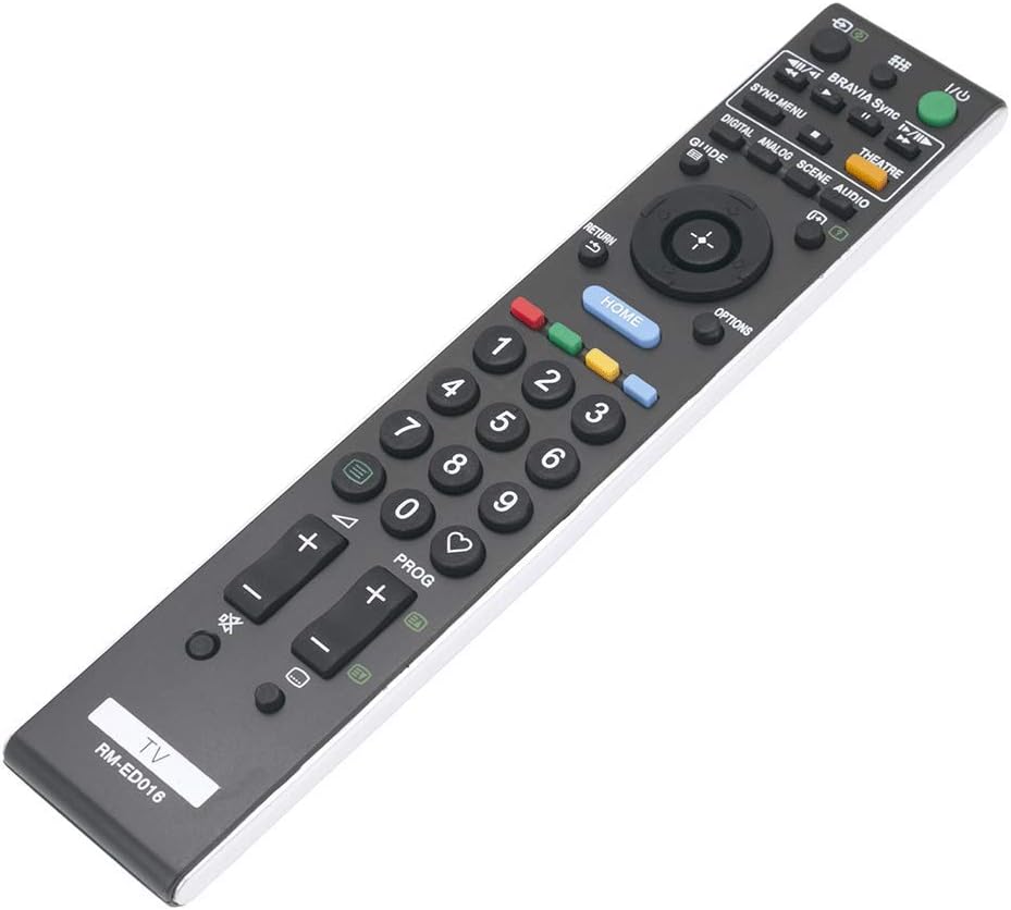 VINABTY RM-ED016 Replacement Remote Control Fit for Sony LED Bravia TV KDL-32W5730 KDL-32W5730E KDL-32W5740 KDL-22E5300 KDL-37W5840 KDL-40V5500 KDL-40V5800 KDL-40W5830 KDL-40W5840 KDL-46W5800 - Image 3