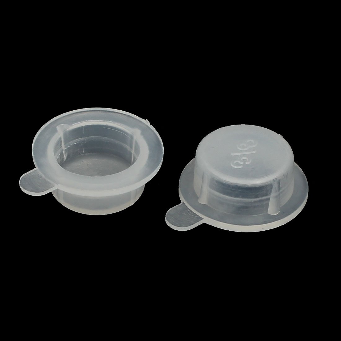 Aexit G3/8 PE Luer Fittings Plastic Pipe Thread Protection Sleeve debris Covers Luer Cap Fittings Caps 100pcs