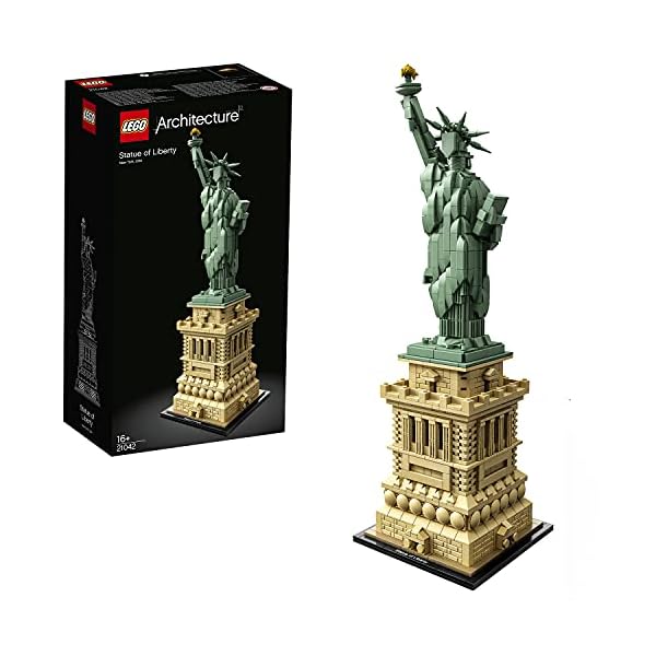 LEGO 21323 Ideas Konzertflügel Bauset für Erwachsene, mit Motor und Tasten & 21042 Architecture Freiheitsstatue, Modell… – Bild 6