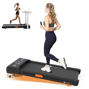 Loopband met helling, 9% helling, 4-in-1 loopband voor onder het bureau, 2,5 pk antislip loopmachine met dubbele schokabsorptie voor thuis en op kantoor, met afstandsbediening en led-display