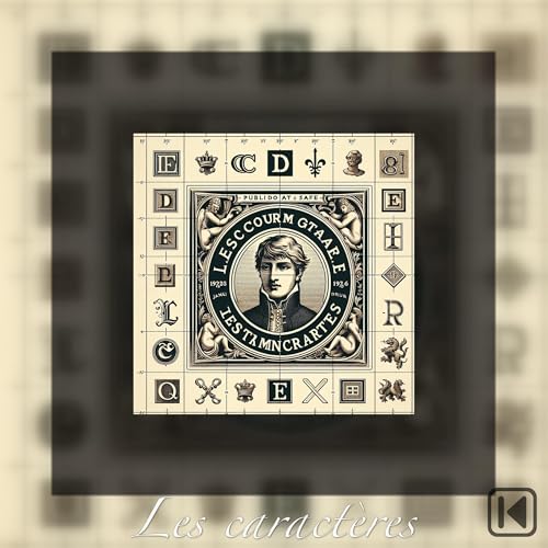 Page de couverture de Les caract&egrave;res