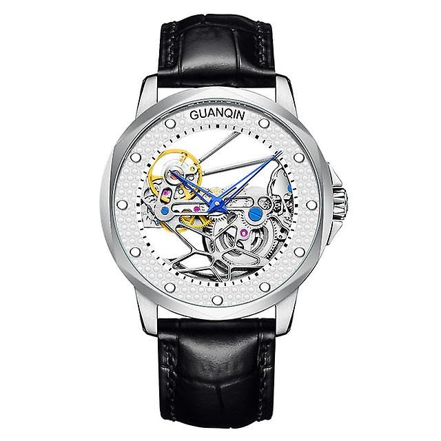 Guanqin Business Sapphire - Reloj mecánico de cuerda automática para hombre, acero inoxidable, impermeable, accesorios de pulsera 2022